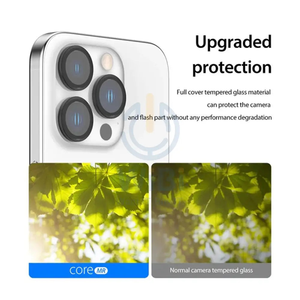 Araree C-Sub Core MR Individual Metal Ring Camera Lens Protector - Apple iPhone 15 Pro / 15 Pro Max - Clear Accessories