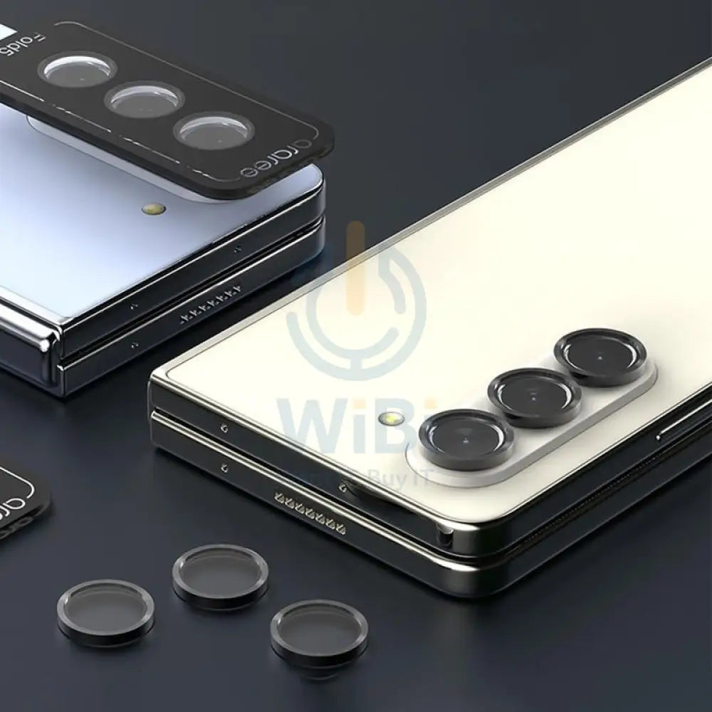 Araree Core Camera Lens Glass With Metal Ring - Samsung Galaxy Z Fold 5 / Clear Accessories > Mobiles & Tablets >