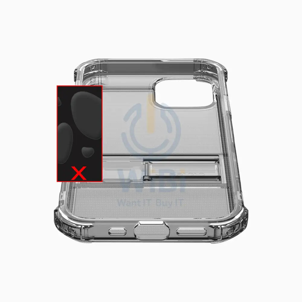 Araree Mach Stand Case For Iphone 12 & 12 Pro - Glitter Clear Accessories > Mobiles & Tablets