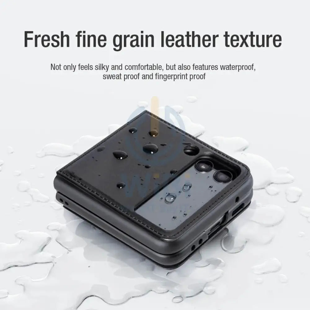 Araree Mustang Diary Case For Samsung Galaxy Z Flip 4 - Black - Black Accessories > Mobiles & Tablets