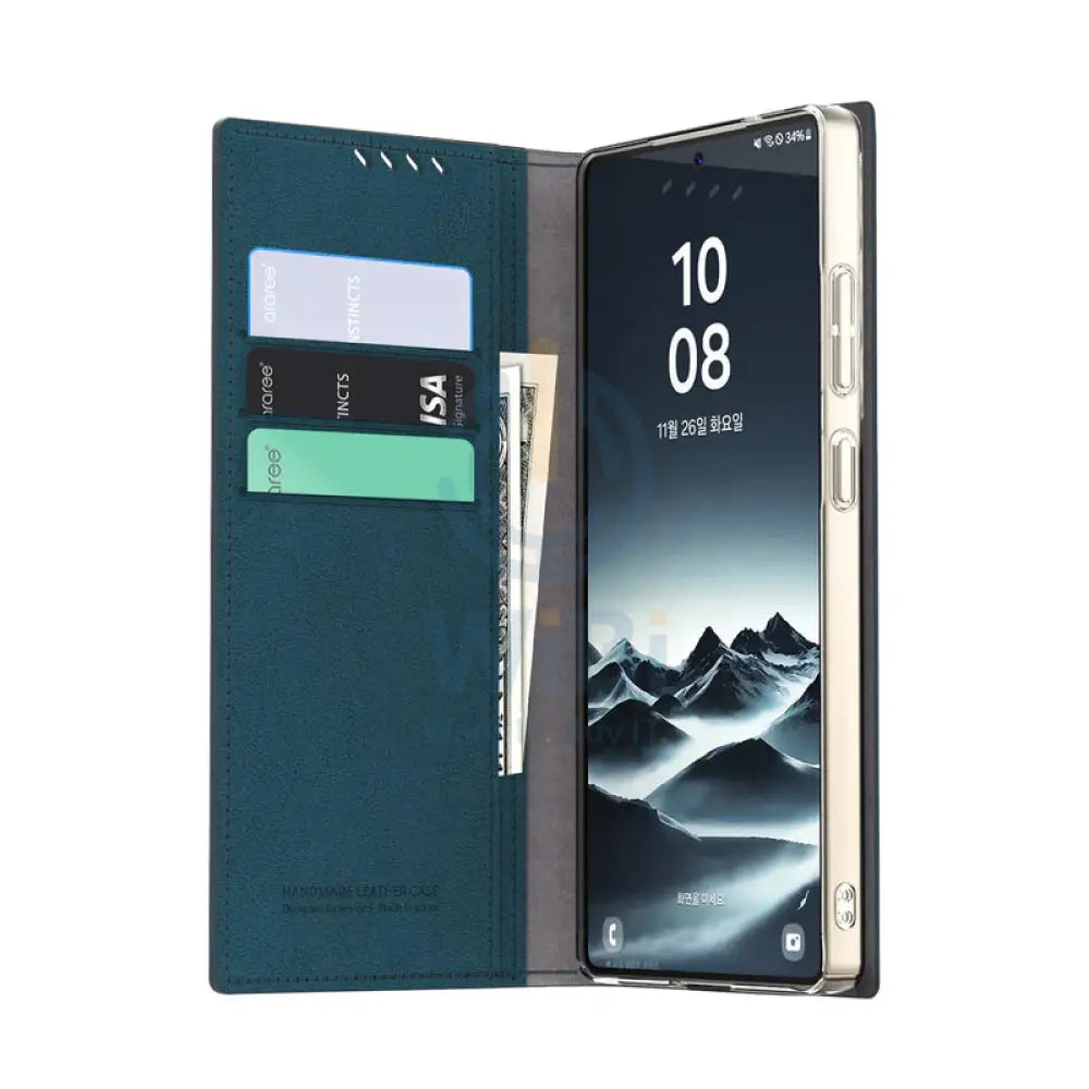 Araree Mustang Diary Case - Samsung Galaxy S25 Ultra / Ash Blue Accessories > Mobiles & Tablets > Mobiles > Covers &