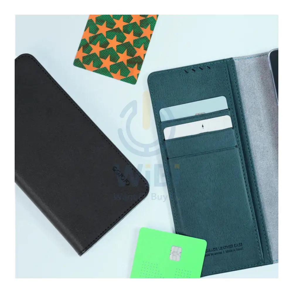Araree Mustang Diary Case - Samsung Galaxy S25 Ultra / Black Accessories > Mobiles & Tablets > Mobiles > Covers & Cases