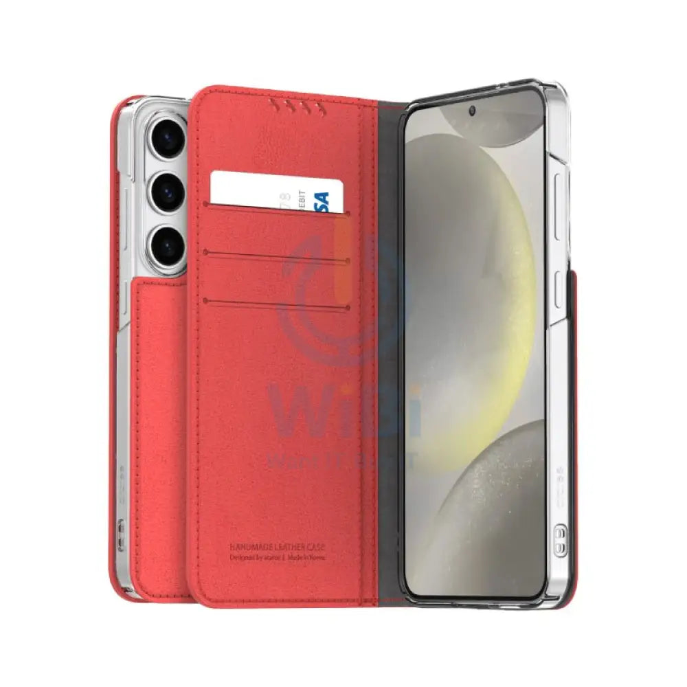 Araree Mustang Diary Wallet Case - Samsung Galaxy S24 Ultra / Tangerine Red Accessories > Mobiles & Tablets > Mobiles >