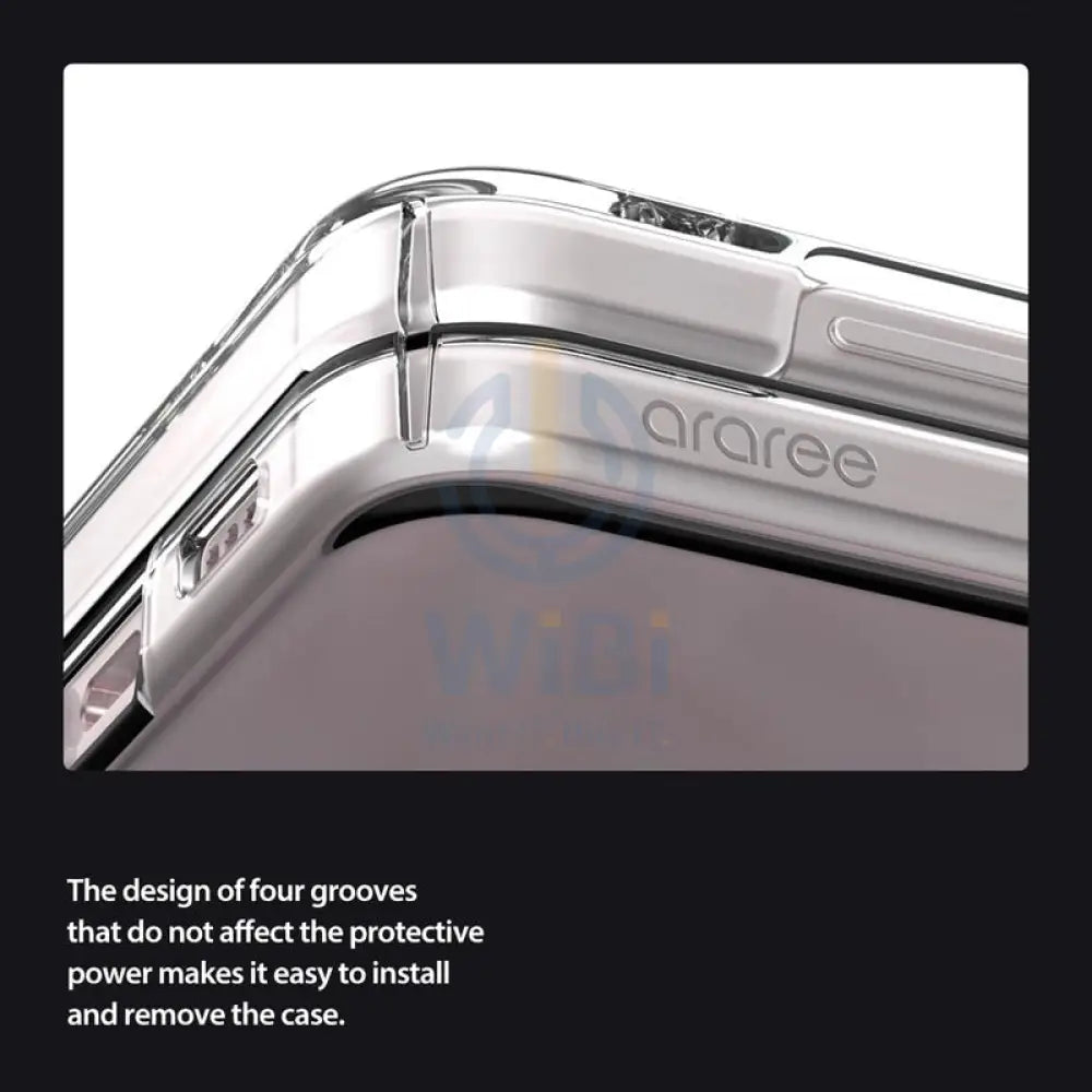 Araree Nukin 360 Hinge Protection Case - Samsung Galaxy Z Flip 5 / Clear Accessories > Mobiles & Tablets > Mobiles >