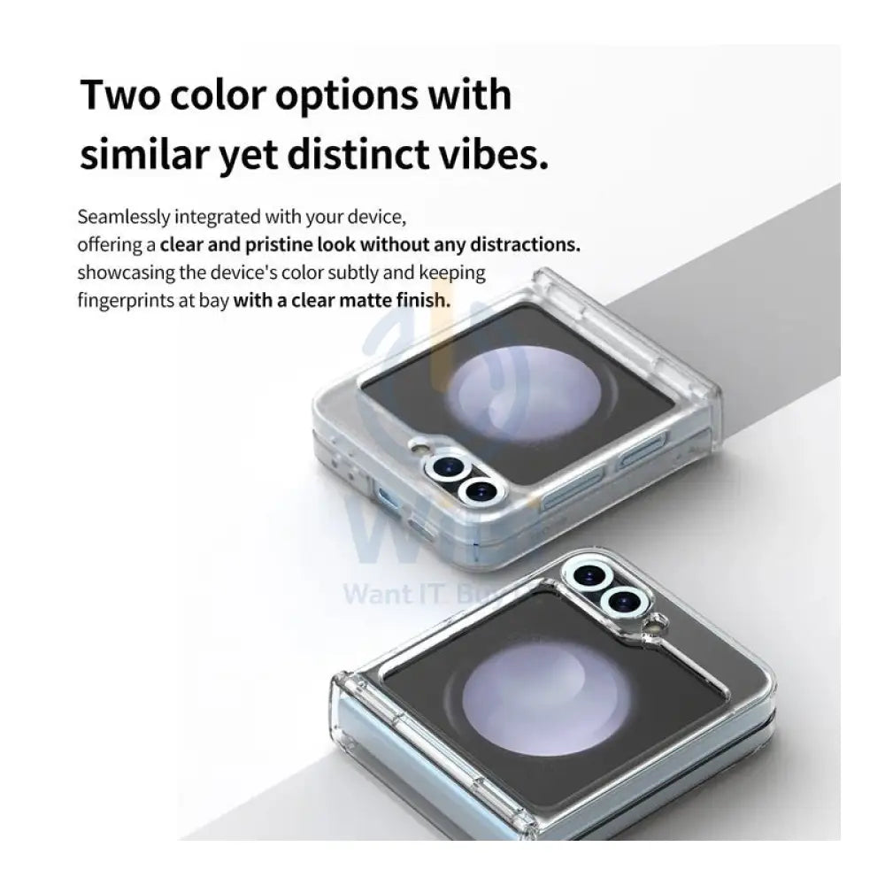 Araree Nukin 360 With Hinge Protection Case - Samsung Galaxy Z Flip 6 / Clear Accessories > Mobiles & Tablets > Mobiles