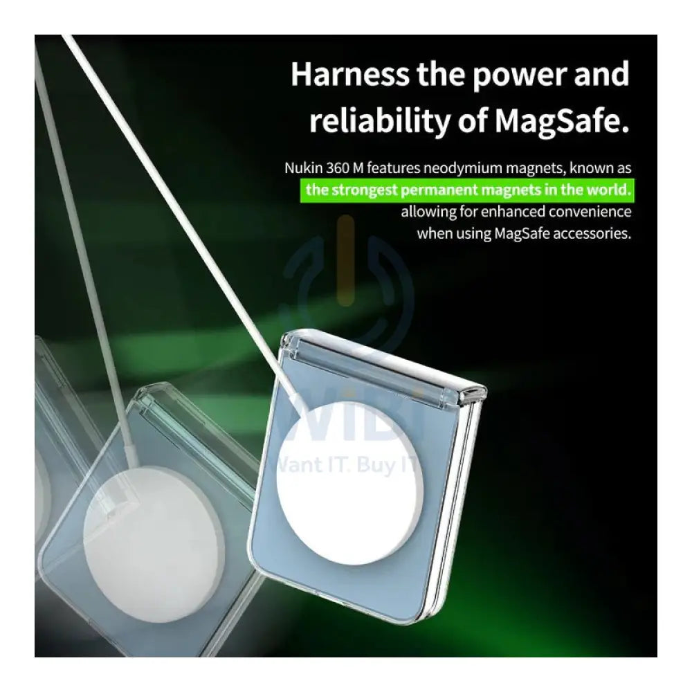 Araree Nukin 360 With Hinge Protection MagSafe Case - Samsung Galaxy Z Flip 6 / Clear Accessories > Mobiles & Tablets