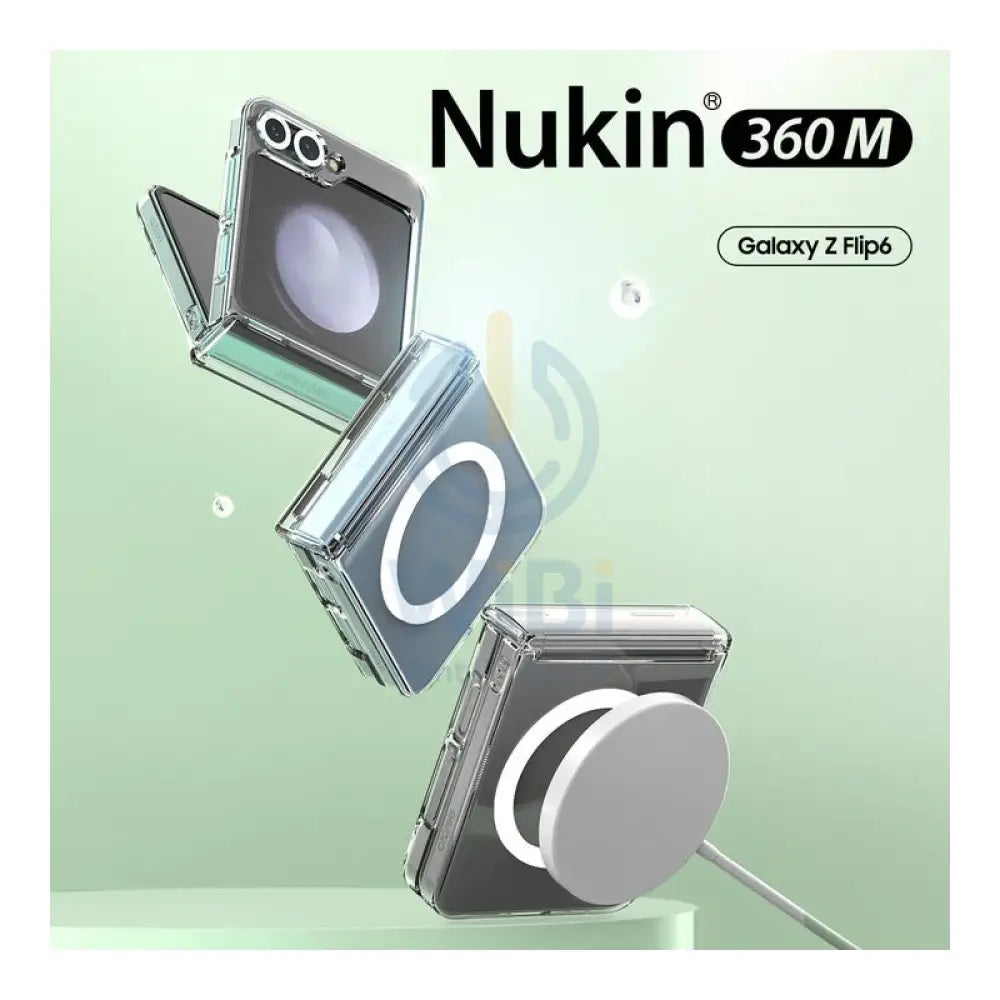 Araree Nukin 360 With Hinge Protection MagSafe Case - Samsung Galaxy Z Flip 6 / Clear Accessories > Mobiles & Tablets