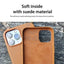 Araree Pellis PU Leather Case For iPhone 13 Pro - Brown Accessories > Mobiles & Tablets