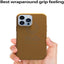 Araree Pellis PU Leather Case For iPhone 13 Pro - Brown Accessories > Mobiles & Tablets