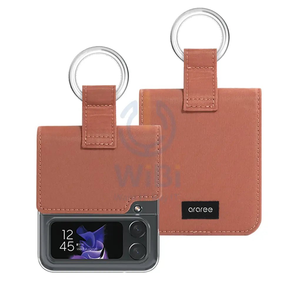 Araree Ring Diary Case For Z Flip 4 - Indie Pink Accessories > Mobiles & Tablets