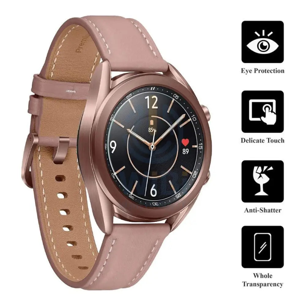Araree Sub Core Anti-Bacterial Tempered Glass - Samsung Galaxy Watch 3 / 41mm / Clear Accessories > Smart Watches >