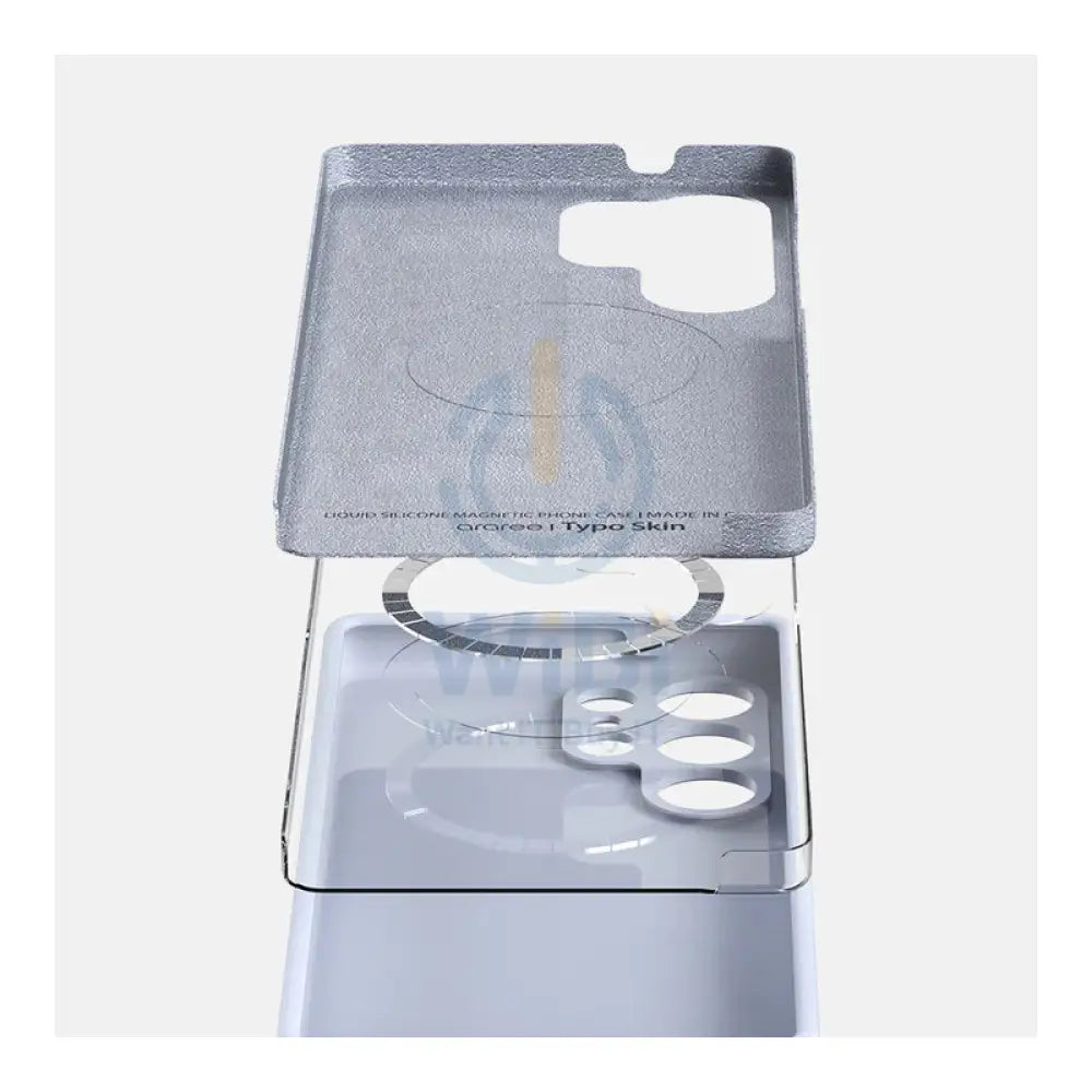 Araree Typo Skin Magsafe Case - Samsung Galaxy S25 Ultra / Blue Accessories > Mobiles & Tablets > Mobiles > Covers &