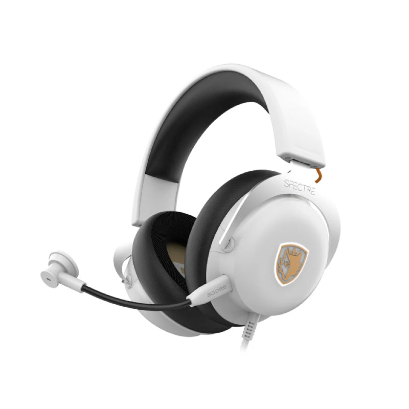 SADES Spectre SA-915W Virtual 7.1 Surround Sound USB Gaming Headset - White