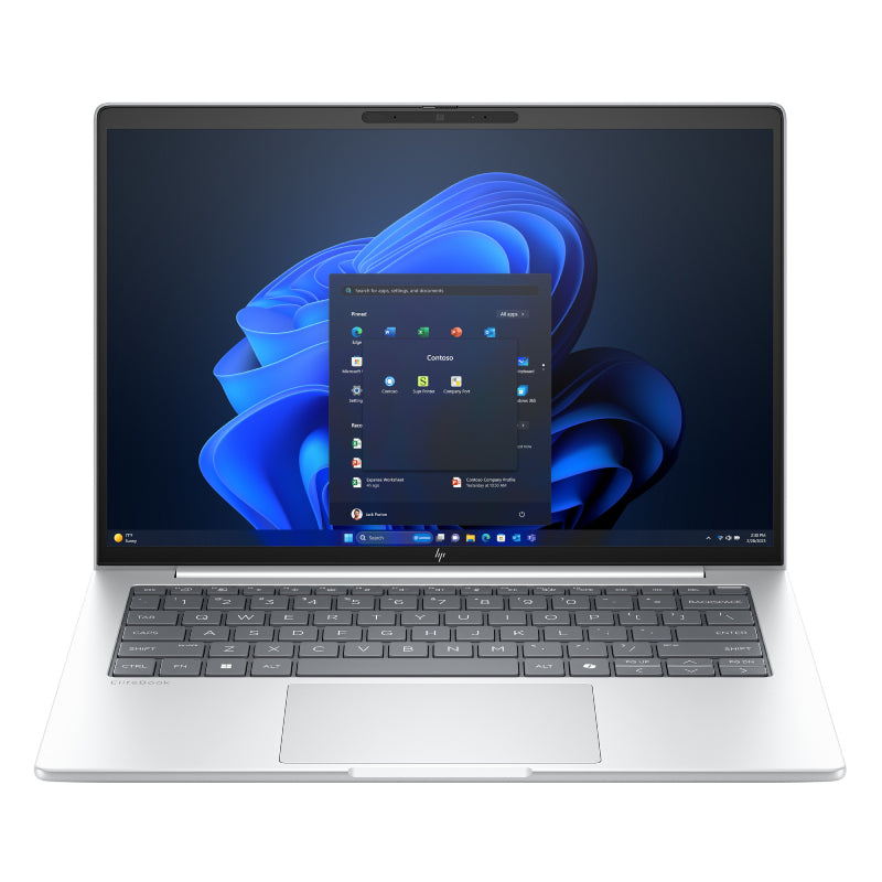 HP EliteBook 8 G1i AI PC - 14" WUXGA / Ultra 7 256V / 16GB / 512GB (NVMe M.2 SSD) / Win 11 Pro / English/Arabic / 1YW - Laptop