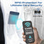 PROMATE Anti-Loss Slim Leather Wallet with RFID Protection & Smart Tracking - Blue