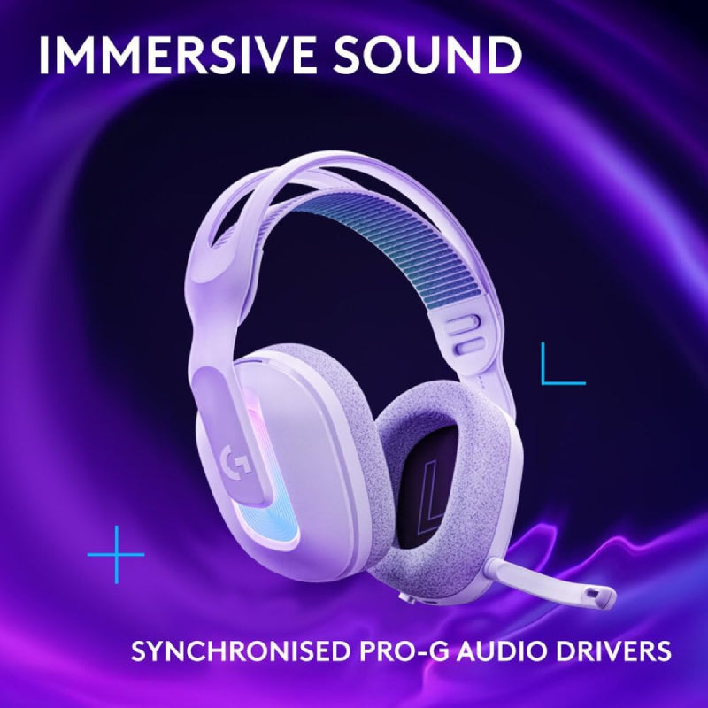 Logitech G522 LIGHTSPEED Wireless Gaming Headset with LIGHTSYNC RGB - Bluetooth 5.3 / White