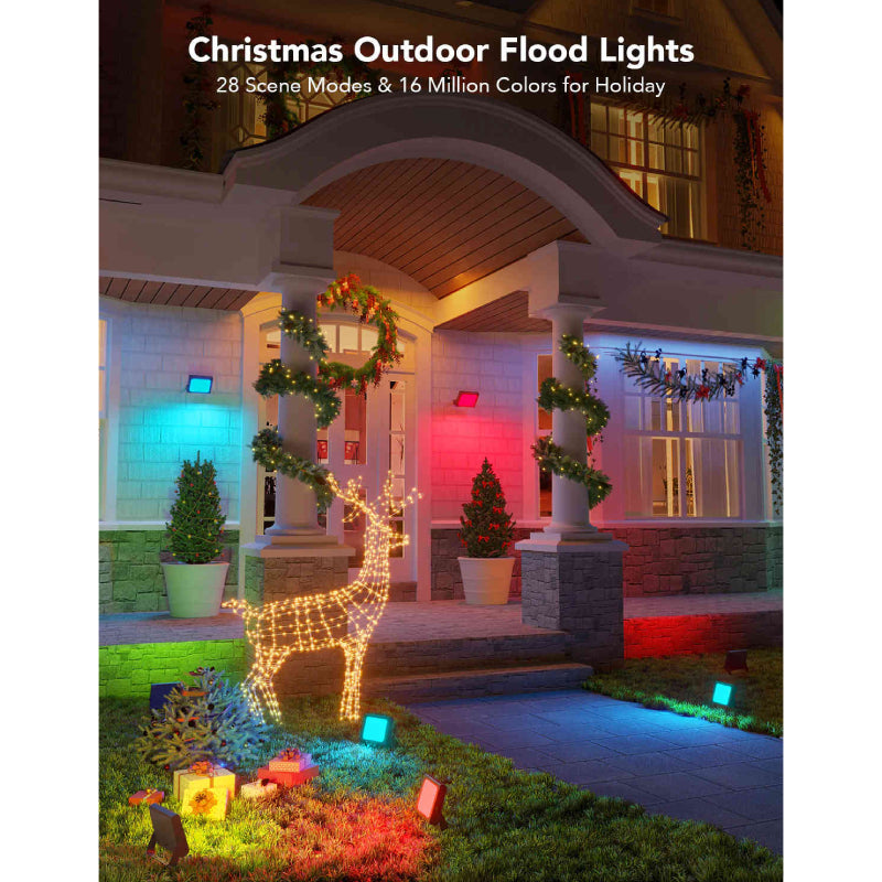 Govee RGBICWW LED Smart Flood Lights 4Pack - H7060