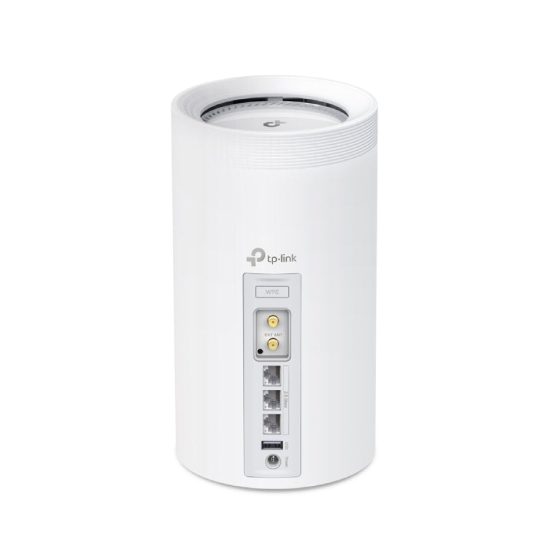 TP-Link (Deco BE65-5G) 5G BE9300 Tri-Band Whole Home Mesh Wi-Fi 7 System - 6GHz (5760 Mbps) / USB3.0 / Gigabit WAN / Gigabit LAN