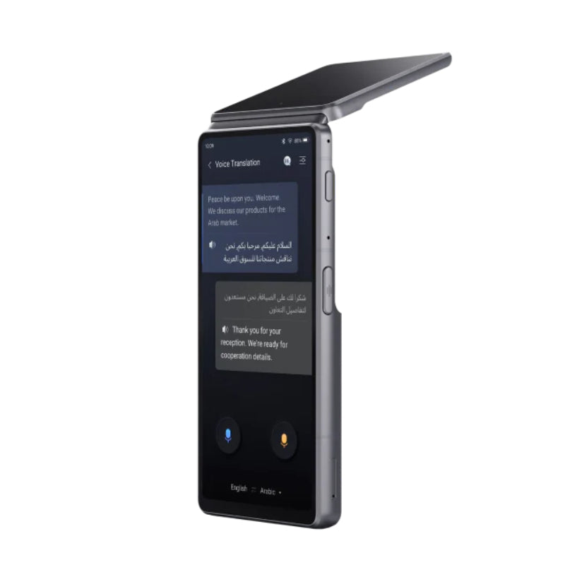Pre-Order iFLYTEK Dual-Screen Translator 2.0 - 5.48" Main +  2.78" Secondary Display / 128GB / Bluetooth + Wi-Fi / 2750mAh / Black