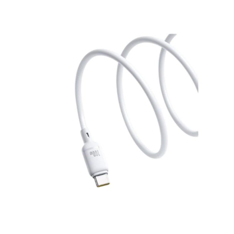 Baseus Foamed Silicone Fast Charging Cable - 2 Meters / 100W / White