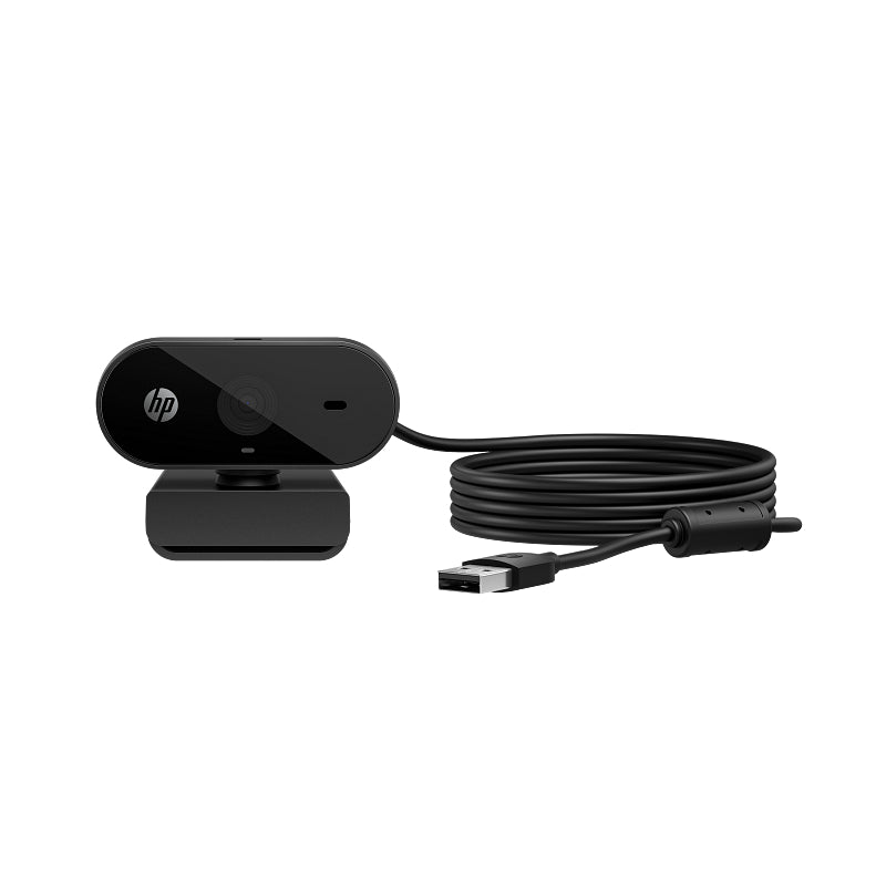 HP 325 FHD Webcam - 5MP / Single Microphone / Wired USB-A Connectivity / Black Color