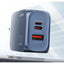 LDNIO Q6 Super Fast Charger - 45W / USB-A / USB-C / Lightning / UK Plug