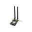 ASUS PCE-AXE5400 Tri-Band Wi-Fi 6E PCIe Adapter - 5GHz (2402 Mbps) / PCI-E