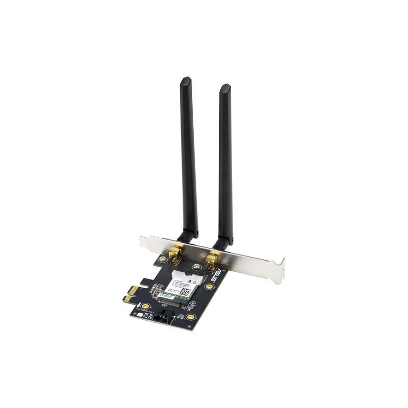 ASUS PCE-AXE5400 Tri-Band Wi-Fi 6E PCIe Adapter - 5GHz (2402 Mbps) / PCI-E