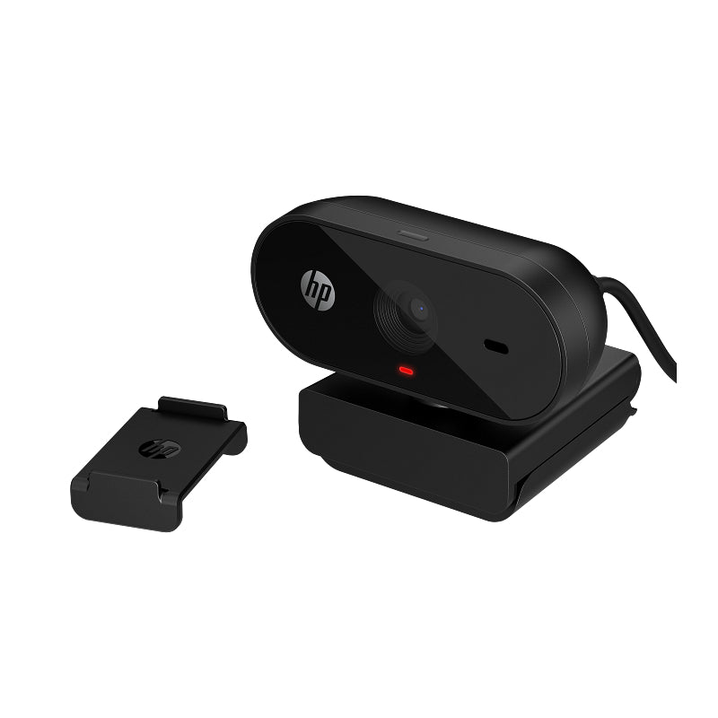 HP 325 FHD Webcam - 5MP / Single Microphone / Wired USB-A Connectivity / Black Color