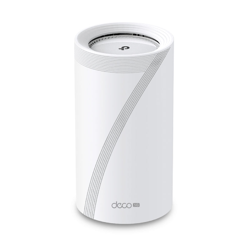 TP-Link (Deco BE65-5G) 5G BE9300 Tri-Band Whole Home Mesh Wi-Fi 7 System - 6GHz (5760 Mbps) / USB3.0 / Gigabit WAN / Gigabit LAN