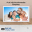 PROMATE 15.6" Vibrant Full HD Smart Multimedia Wi-Fi Digital Photo Frame - White
