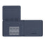 PROMATE Anti-Loss Slim Leather Wallet with RFID Protection & Smart Tracking - Blue