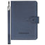 PROMATE Anti-Loss Slim Leather Passport Holder with RFID Protection & Smart Tracking - Blue