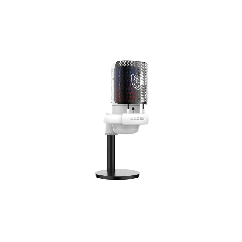 SADES ME6S Tyto Gaming Microphone - White