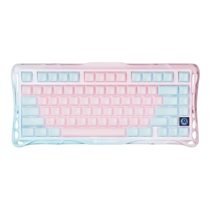 GravaStar Mercury K1 LITE 75% Wireless Mechanical Gaming Keyboard - Lumen Rose