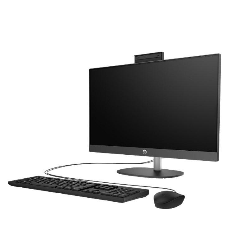 HP ProOne 240 G10 AIO - i7 / 16GB / 512GB (NVMe M.2 SSD) / 23.8" FHD Non-Touch / Win 11 Pro / Integrated Intel Iris Xᵉ Graphics / 1YW / Black - Desktop