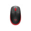 Logitech M190 Full-Size Wireless Mouse - Red