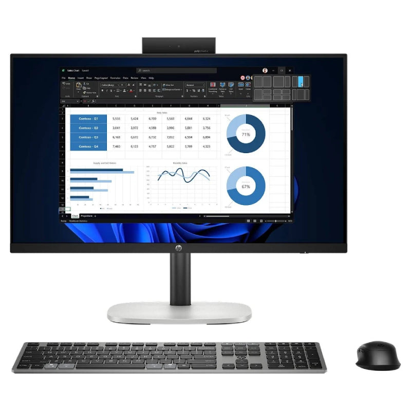HP ProStudio 4 G1i AIO AI PC - Ultra 7 265T / 16GB / 1TB (NVMe M.2 SSD) / 23.8" FHD Touch / Win 11 Pro / Eng/Arb Keys / 3YW - Desktop