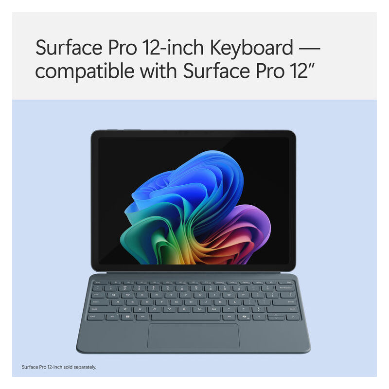 Microsoft Surface Pro 12" Keyboard - Magnetic attach / Arabic/English / Ocean
