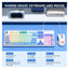 Redragon S139 The Perfect Gaming Combo (Mechanical Keyboard and Mouse Combo Set) - White/Blue + SteelSeries Arctis Nova 3P Gaming Headphone - Wireless / Black + HyperX Pulsefire Mat Gaming Mouse Pad - Medium / Black - Bundle Offer