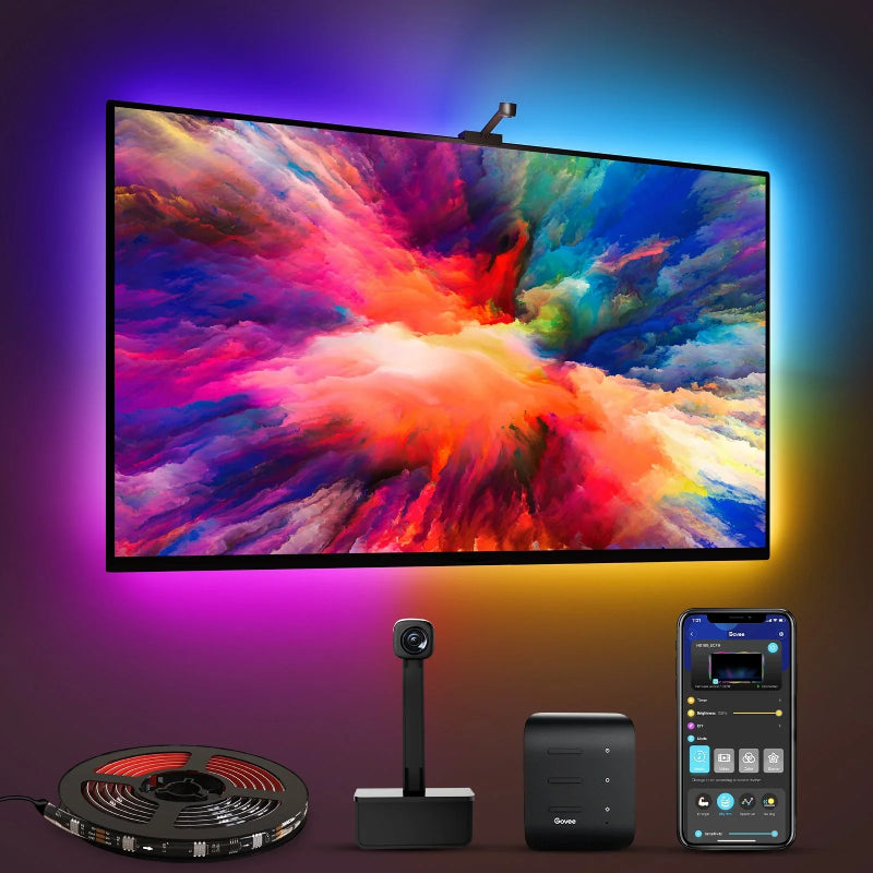 Govee Immersion tv strip backlights 3.6m with cam (Wi-fi + Bluetooth) - H6199