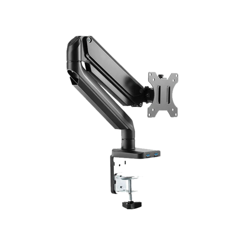 Twisted Minds Single Monitor Aluminum Slim Mechanical Spring USB Monitor Arm TM-26-C06