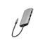 Energea AluHub HD Pro 2 (8in1) Aluminum Alloy USB-C Hub - Gunmetal