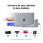 Ascrono MacBook Docking Station for MacBook Air (2018-2020) - USB-C / Space Grey Accessories > Docking Station