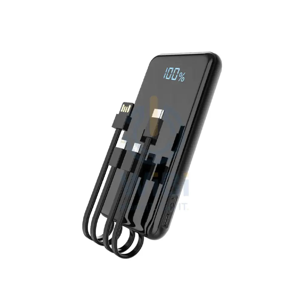 Aspor A305 10000mAh 15W Wireless + 4 Cables Power Bank Accessories > Power Bank
