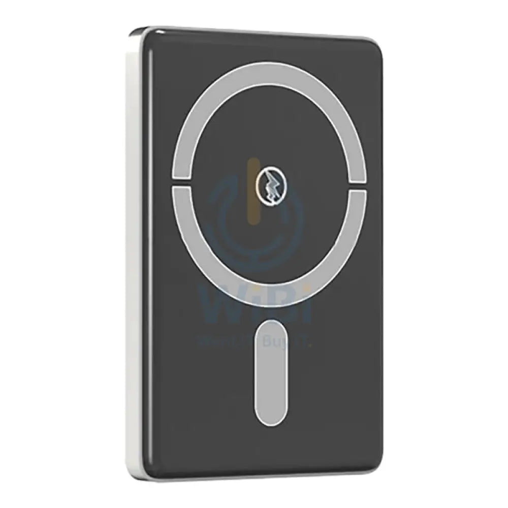 Aspor A381 Wireless Magnetic Portable Power Bank - 5000mAh / Black Accessories > Power Bank