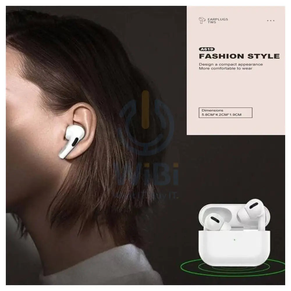 Aspor A619 Airpod Pro - Bluetooth / 10 Meters / White Accessories > Audio > Headphones > Offer Zone
