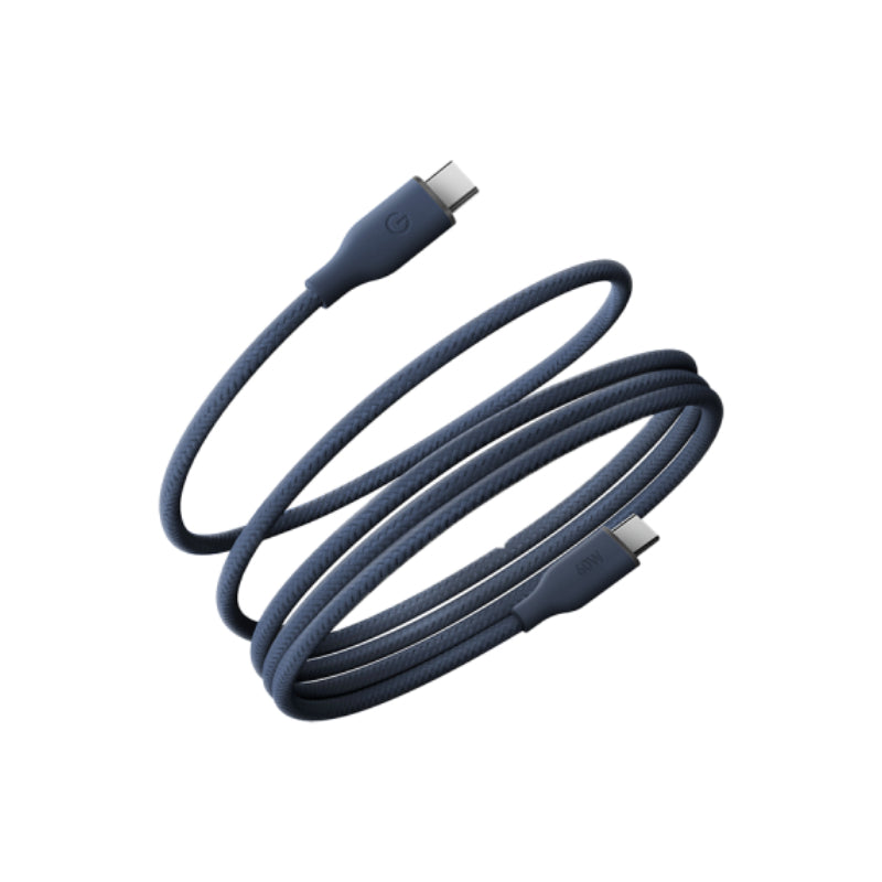Energea Helix USB-C to USB-C Cable - 1.5M / 480Mbps / 60W - Blue