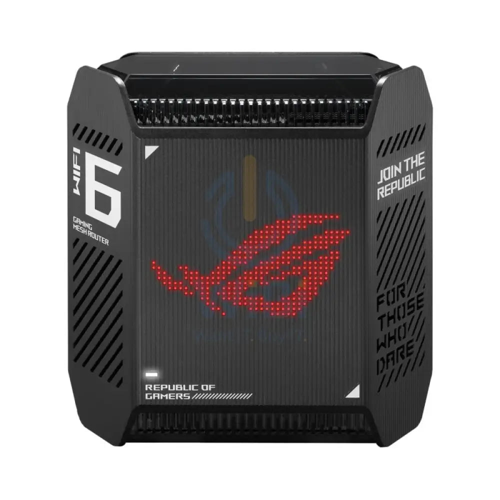 ASUS ROG Rapture (GT6 AX10000) Tri-Band WiFi 6 Gaming Mesh Router - 5GHz (4804Mbps) / USB 3.2 Gen 1 / Gigabit WAN