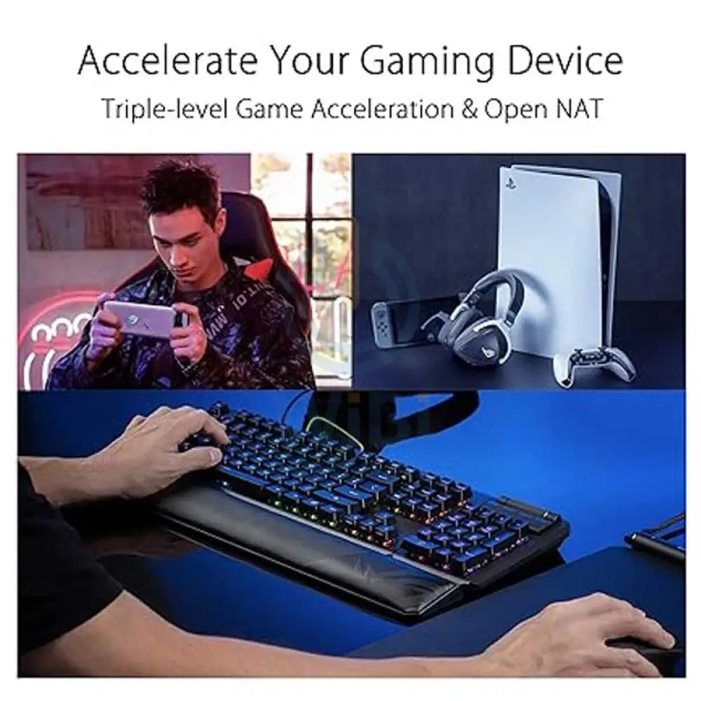 Asus ROG Rapture GT6 Gaming Mesh System - Black Accessories > Other Accessories > Gaming Zone